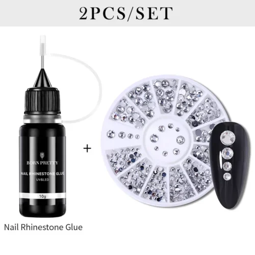 High-Quality BORN PRETTY Nail Rhinestone Glue – Strong Adhesion for Stunning Nail Art
