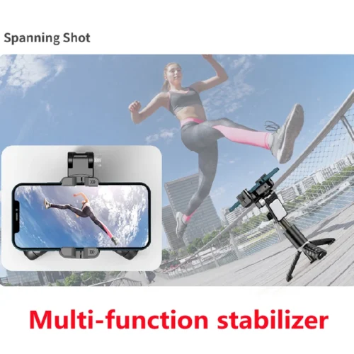 360° Rotation Gimbal Stabilizer, Selfie Stick with Face Recognition and Following Shooting Mode