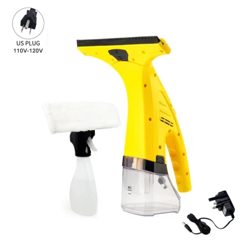 Efficient Cordless Automatic Window Vacuum Squeegee – Streak-Free, 30-Min Runtime, 200ml Tank
