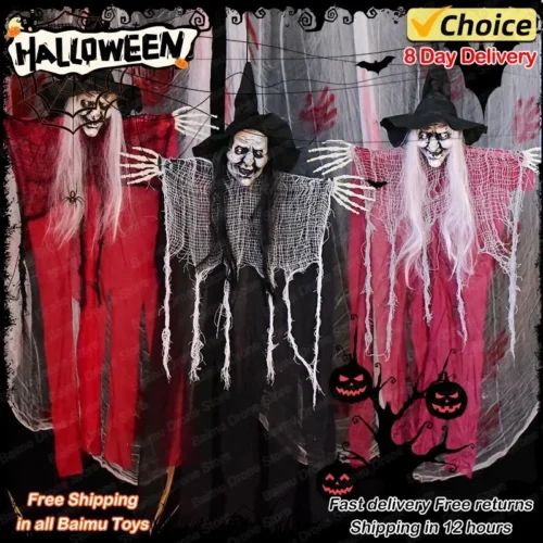 Witch Hanging Ghost 3-Piece Set