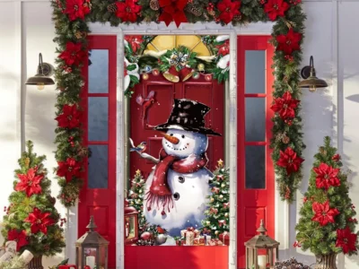 Christmas Hanging Flag Banner – Porch & Door Decorations for Home, Ornaments, Xmas Gifts, & New Year Decor
