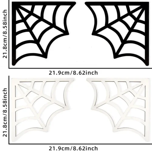 Halloween Wooden Door Frames – Front Door and Window Corner Decorations - Image 3