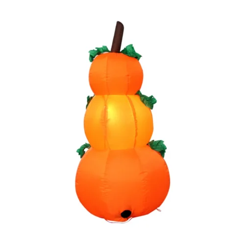 1.2M Halloween Inflatable Pumpkin with LED Lights – Outdoor Garden & Courtyard Decoration, Horror Tombstone Props - Image 5