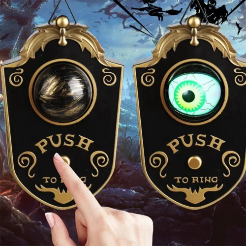 Halloween One-Eyed Doorbell – Glowing Electric Luminous Eyeball