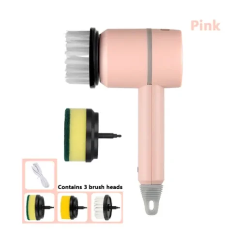 Efficient Electric Cleaning Brush – Multi-Functional USB Rechargeable Scrubber for Home