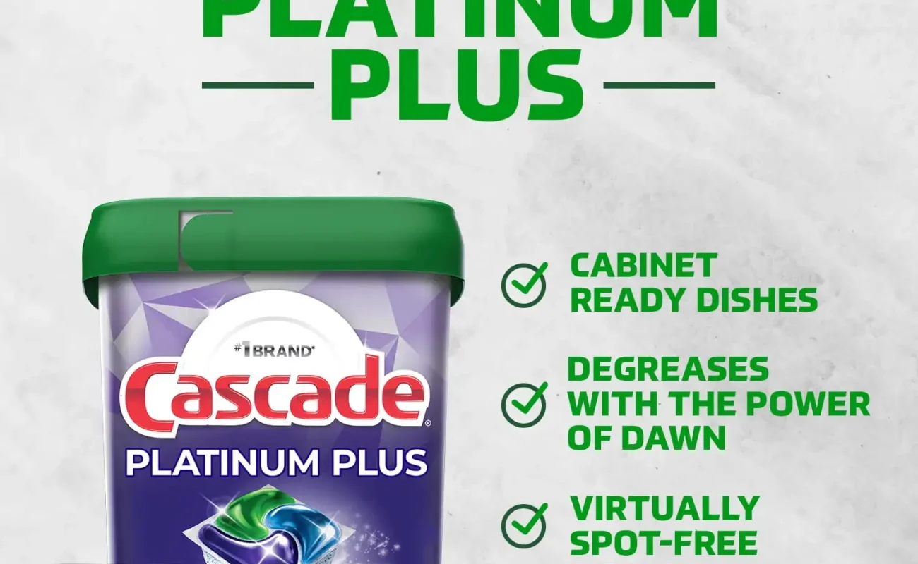 Platinum Plus Dishwasher Detergent Pacs Fresh 62 Count 2X the Dawn grease fighting power and 2X the scrubbing power