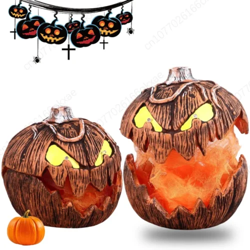 Thrilling Halloween Pumpkin Decorations – Spooky Pumpkin Head for Patio and Garden