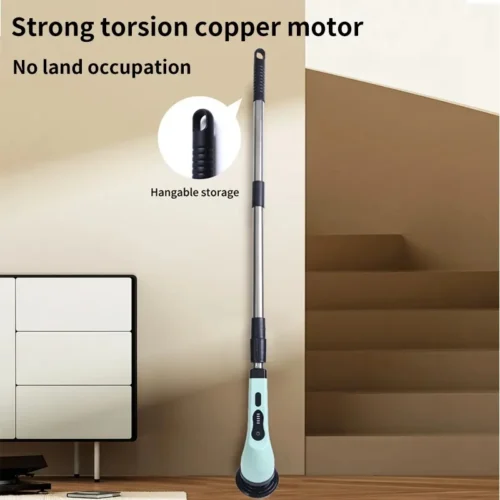 9-in-1 Wireless Electric Cleaning Brush, Multifunctional Rotating Cleaner for Bathroom, Kitchen, and Car