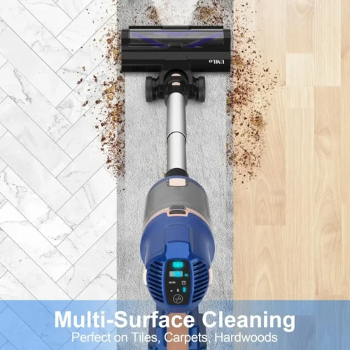Powerful UMLo V11 Cordless Vacuum Cleaner – 30kPa Suction, 60-Min Runtime, 300W Motor, Lightweight