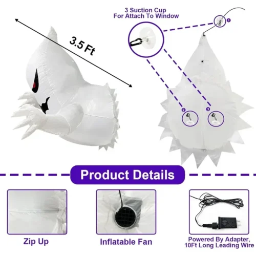 Halloween Inflatable Ghost Horror Decoration - Image 3