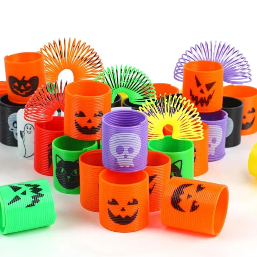 2pcs Halloween Magic Springs – Coil Toys for Halloween Party Favors, Trick or Treat Gifts
