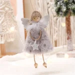 New Angel Doll Christmas Tree Ornaments – Plush Angel Pendants for Home, Navidad & Car Decoration