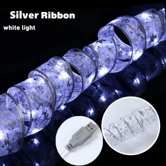 Christmas Fairy Lights Strings – LED Ribbon for Xmas Tree Ornaments, Home Decorations, Navidad & New Year