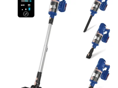 UMLO V11 Cordless Vacuum Cleaner – 30kPa Suction Power, 300W Motor, Lightweight Design, 60-Minute Runtime with 4000mAh Battery