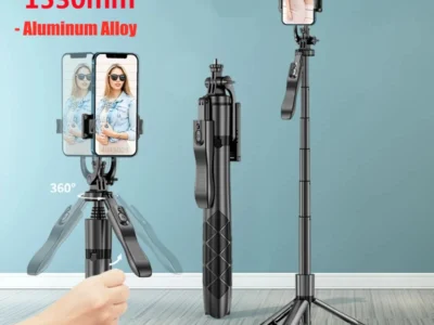 Foldable Wireless Selfie Stick Tripod with Bluetooth Remote Shutter | Portable Monopod Stand for GoPro, Cameras, and Smartphones