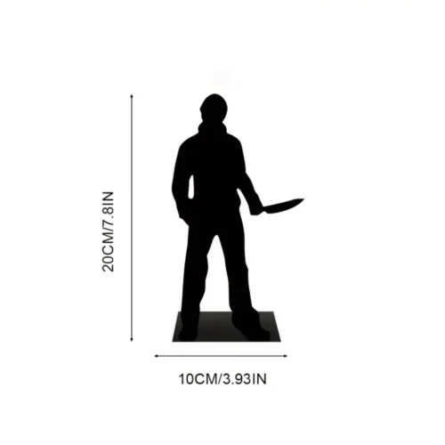 Halloween Decorations - Desktop Shadow Figures of Horror Movie Characters for Garden Party Décor - Image 2