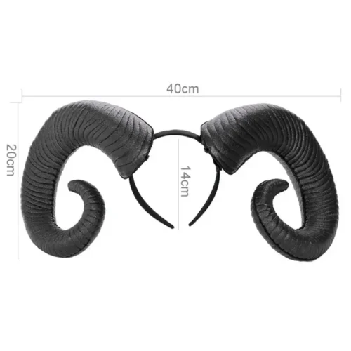 Handmade Sheep Horn Headband - Image 3