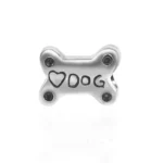 New 925 Sterling Silver "Friend Dog Mom Woof" Pet Charm - DIY Dangle Beads | Fits Original Pandora Bracelet | Fashionable Women's Jewelry