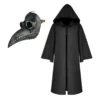 Plague Doctor Costume – Hooded Cloak, Long Nose Beak Mask & Cosplay Outfit for Kids and Adults | Halloween Party - Image 8
