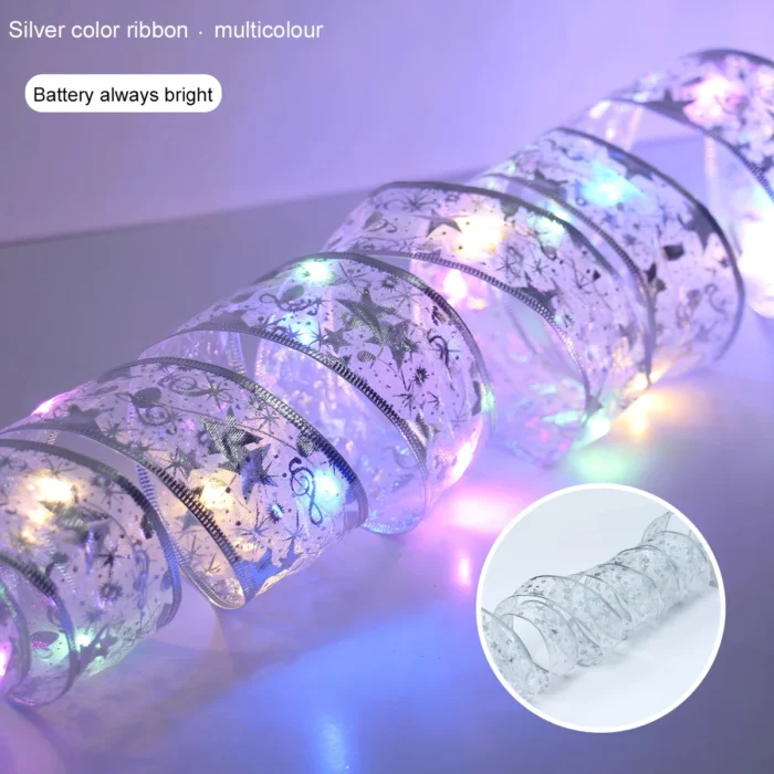 Christmas Fairy Lights Strings – LED Ribbon for Xmas Tree Ornaments, Home Decorations, Navidad & New Year