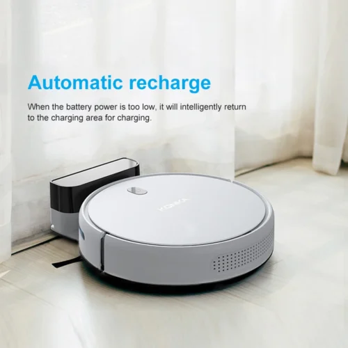 Efficient 3-in-1 Slim Home Intelligent Sweeping, Mopping & Vacuum Cleaner – Automatic Recharge