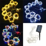 Solar-Powered 3x1M/3x2M/3x3M LED Copper Wire Curtain String Lights - Waterproof Outdoor Window Lights for Christmas, Party, & Wedding Decor