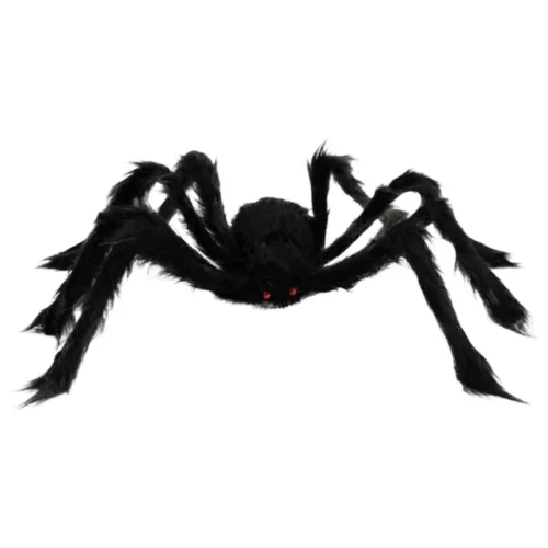 200cm Big Plush Spider – Halloween Decorative Prop, Simulation Plush Spider for Party and Holiday Decor, Fun Toy Gift - Image 2