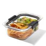 5pk 2.85 Cup Brilliance Meal Prep Containers – 2-Compartment Food Storage, Leakproof, Odor-Resistant, and Easy for Microwaving