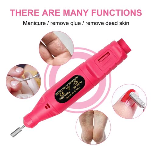 USB Electric Nail Drill Kit – Manicure and Pedicure Tool