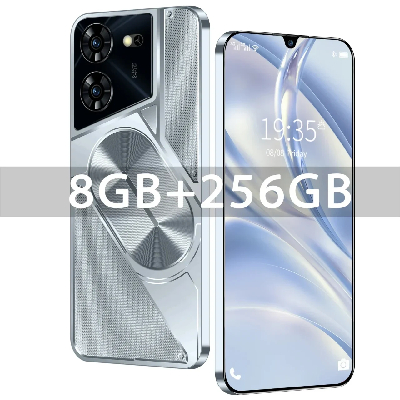 silvery 8GB 256GB