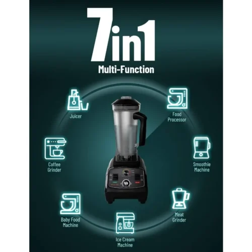 Powerful Professional Blender – 1800W High Power Countertop Blender for Home & Commercial Use - Image 4