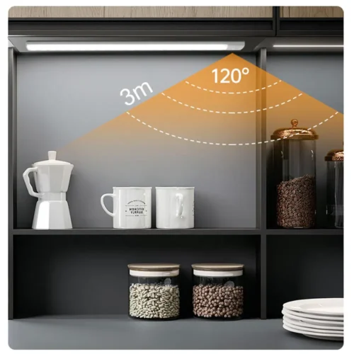 Innovative Motion Sensor Wireless LED Night Light, USB Rechargeable Lamp for Cabinet and Wardrobe