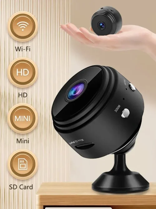 Advanced A9 Mini Camera, WiFi Wireless Monitoring with Motion Detection and 1080P Full-HD