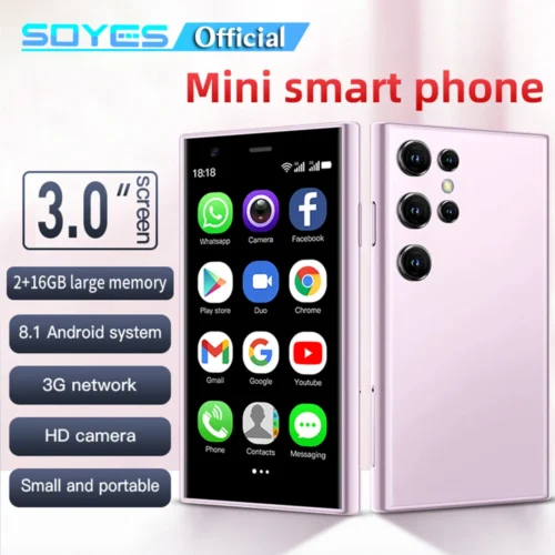SOYES S23 Pro Mini Smartphone, 3.0 Inch Android 8.1, 2GB RAM, 16GB ROM, Dual SIM, 3G