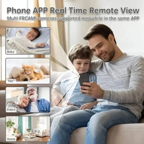 Advanced A9 Mini Camera, WiFi Wireless Monitoring with Motion Detection and 1080P Full-HD