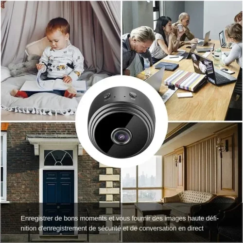 Advanced A9 Mini Camera, WiFi Wireless Monitoring with Motion Detection and 1080P Full-HD