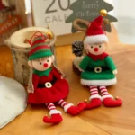 Christmas Elf Doll Ornaments – Xmas Tree Hanging Pendant, 2024 Navidad Decoracion, New Year Party Gifts