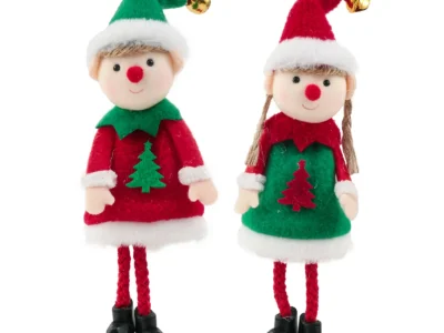 Christmas Elf Doll Ornaments – Xmas Tree Hanging Pendant, 2024 Navidad Decoracion, New Year Party Gifts