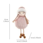 Cute Girl Angel Christmas Pendant Xmas Tree Hanging Ornaments Christmas Decorations Christmas Dolls