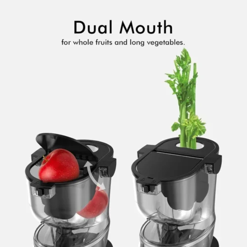 Innovative Cold Press Juicer with 3.3'' Chute – BPA-Free, Quiet 200W Motor
