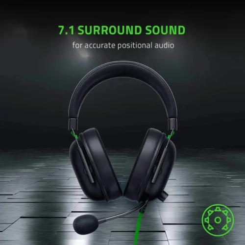 Dynamic Razer BlackShark V2 X Wired Esports Headset, Advanced Noise Cancellation for Immersive Gaming