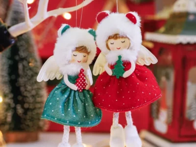 Cute Girl Angel Christmas Pendant Xmas Tree Hanging Ornaments Christmas Decorations Christmas Dolls