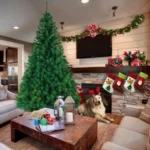 5.5ft Christmas Tree Branches Made of High-Quality PVC for Eye-Catching Decorations