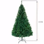 5.5ft Christmas Tree Branches Made of High-Quality PVC for Eye-Catching Decorations