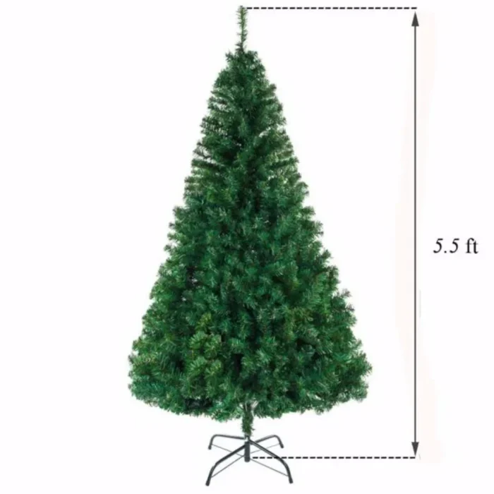 5.5ft Christmas Tree Branches Made of High-Quality PVC for Eye-Catching Decorations