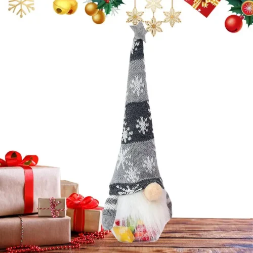 Mini Christmas Faceless Gnome Doll – Santa & Snowman Decorations for Home, Xmas & New Year