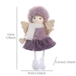 Cute Girl Angel Christmas Pendant Xmas Tree Hanging Ornaments Christmas Decorations Christmas Dolls