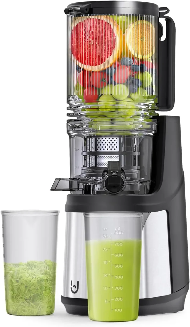 350W Slow Cold Press Juicer – Extra-Large 6.5'' Chute for Whole Fruits & Vegetables