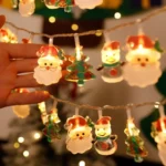 1.5M (4.96ft) Christmas Tree LED String Lights – 10 LED Fairy Garland for Xmas & New Year Decor