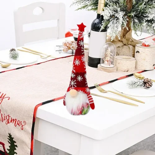 Mini Christmas Faceless Gnome Doll – Santa & Snowman Decorations for Home, Xmas & New Year